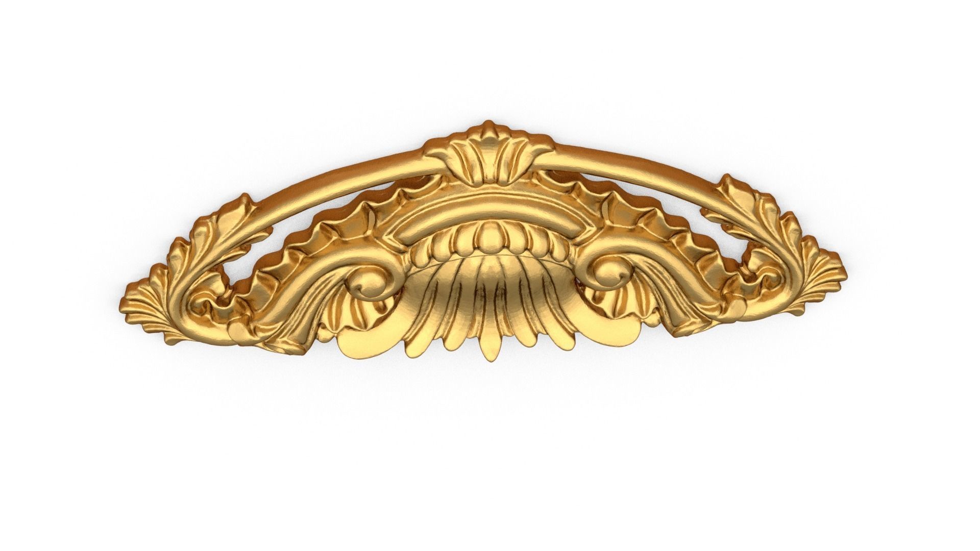 Classic carved decor ornament 492 3D print model_4