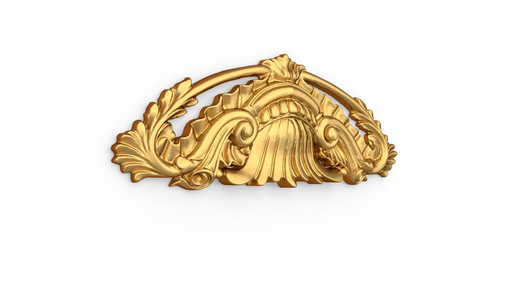 Classic carved decor ornament 492 3D print model_1