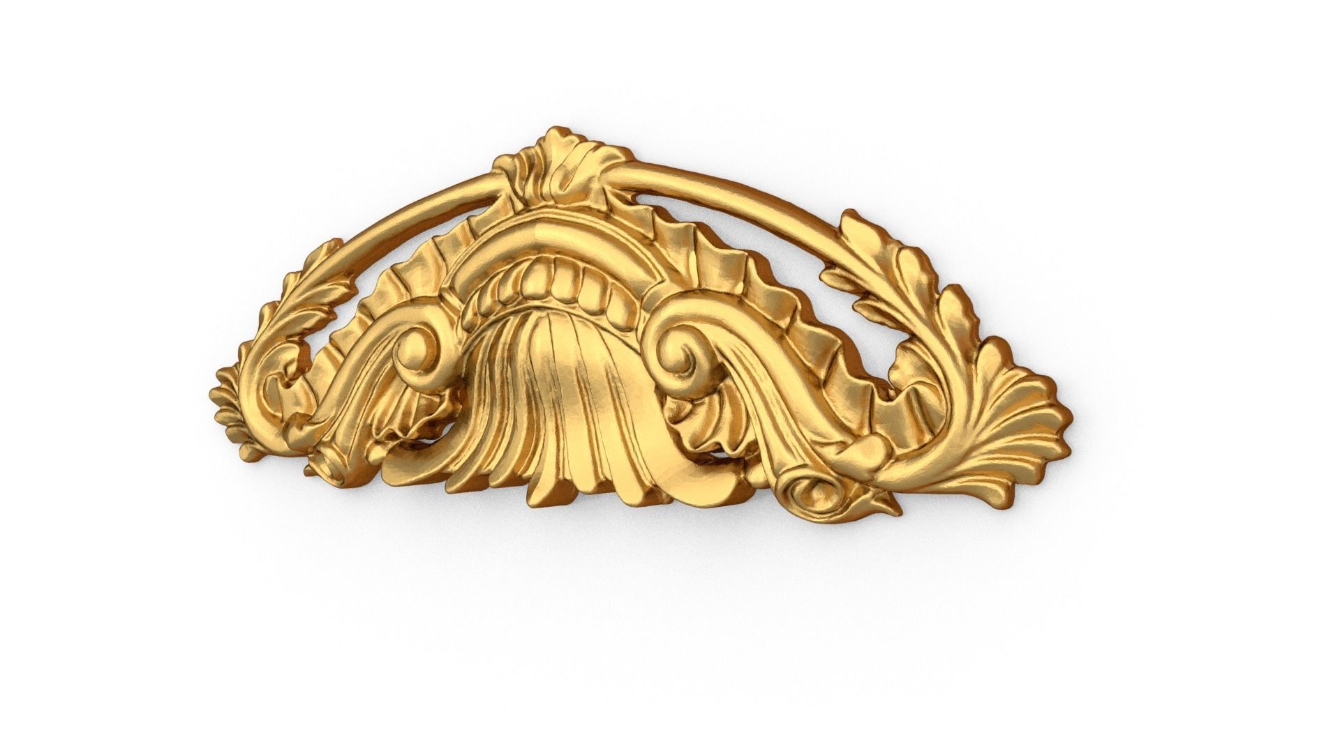 Classic carved decor ornament 492 3D print model_2