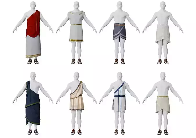 High-Quality Male Roman Outfits