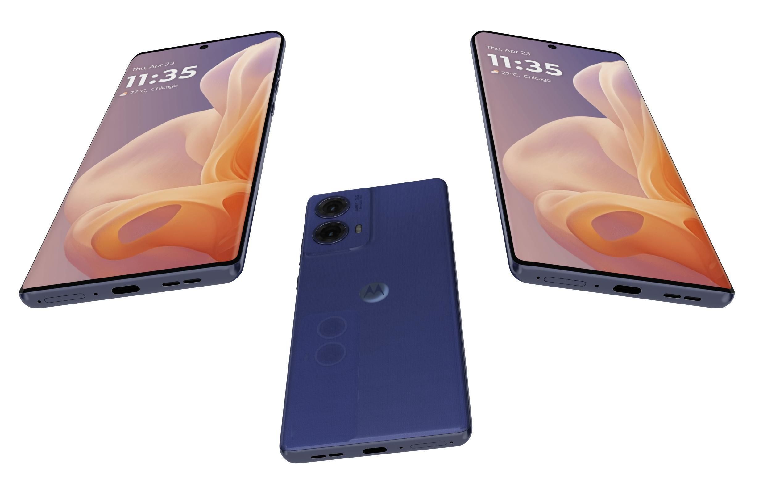 Motorola Moto G85 Cobalt Blue 3D model_2