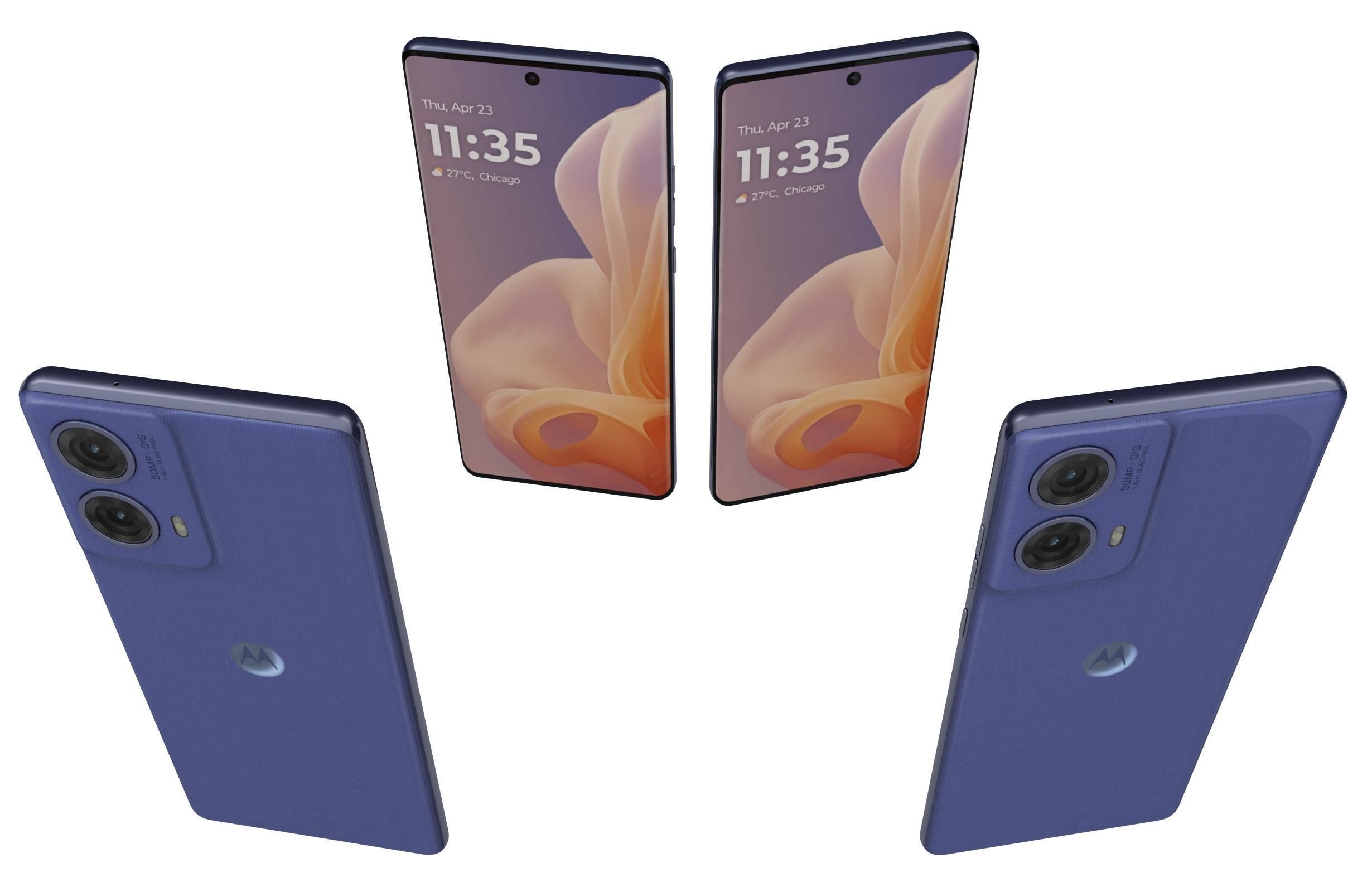 Motorola Moto G85 Cobalt Blue 3D model_4