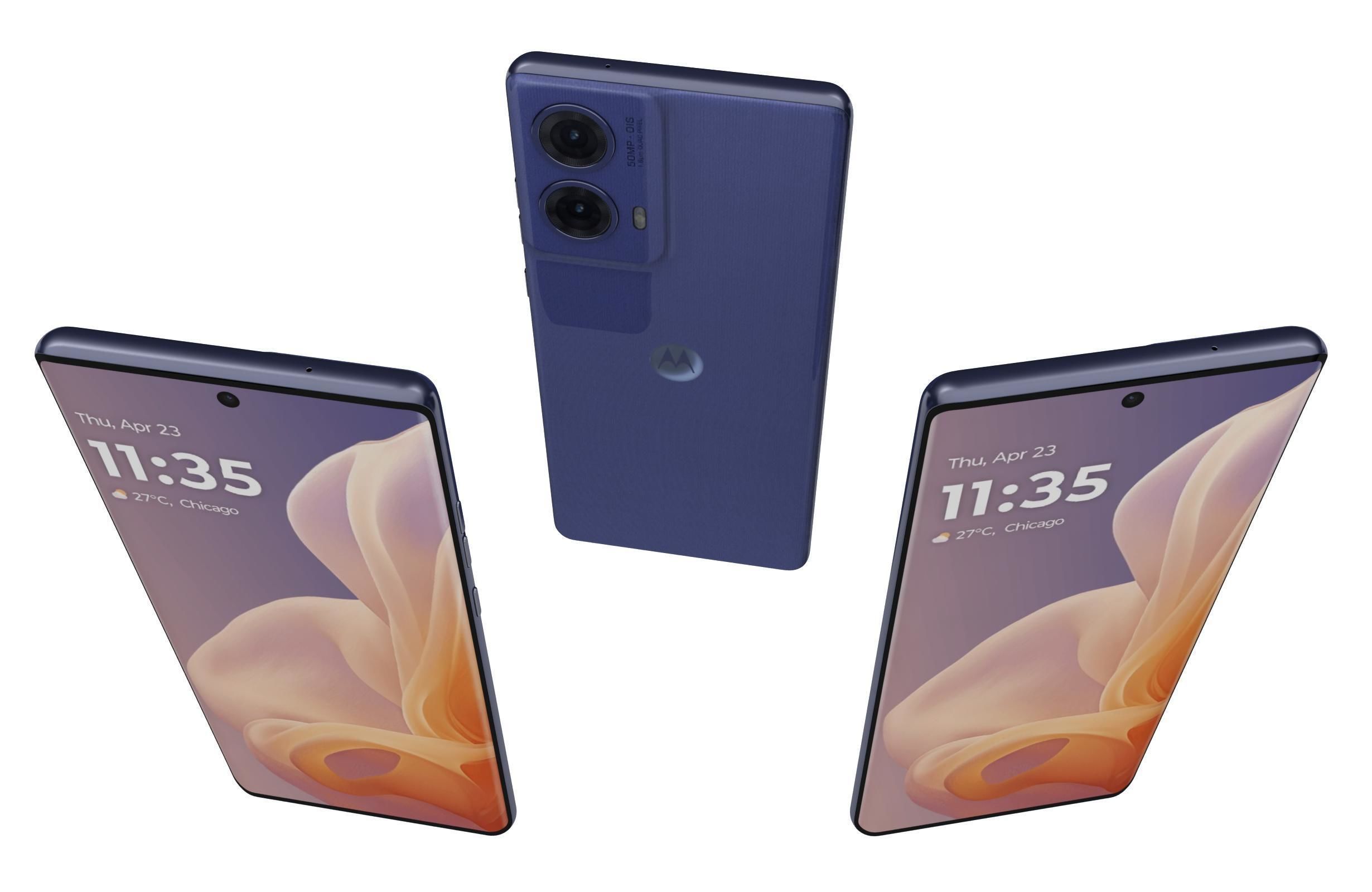 Motorola Moto G85 Cobalt Blue 3D model_1