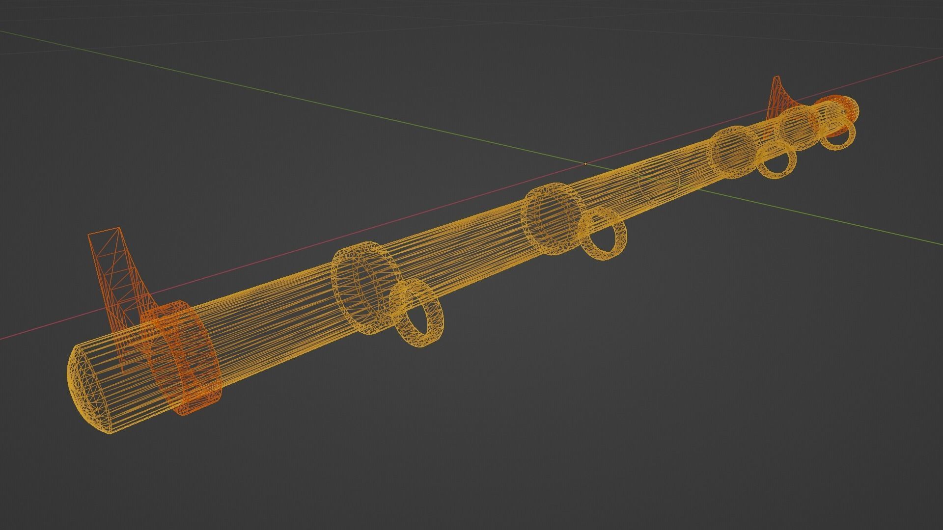 BDSM Wall Fixator Low-poly 3D model_9