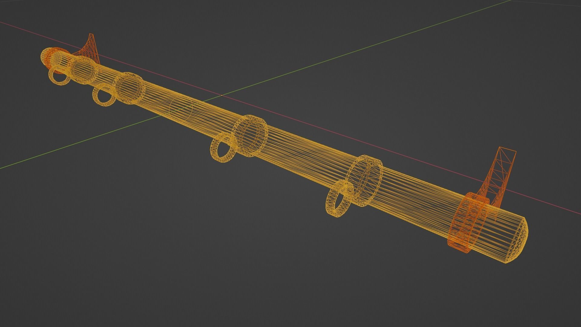 BDSM Wall Fixator Low-poly 3D model_6