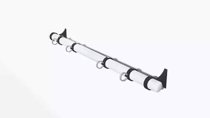 BDSM Wall Fixator Low-poly 3D model
