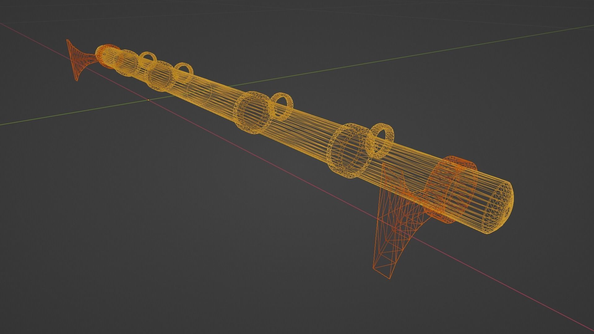 BDSM Wall Fixator Low-poly 3D model_8