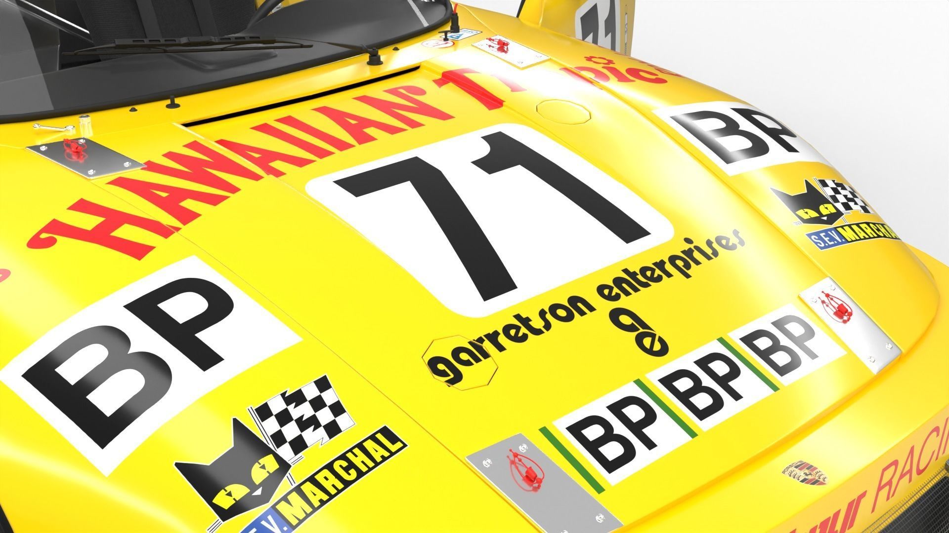 Porsche 935 Le Mans 1979 Barbour Racing HQ 3D model_10