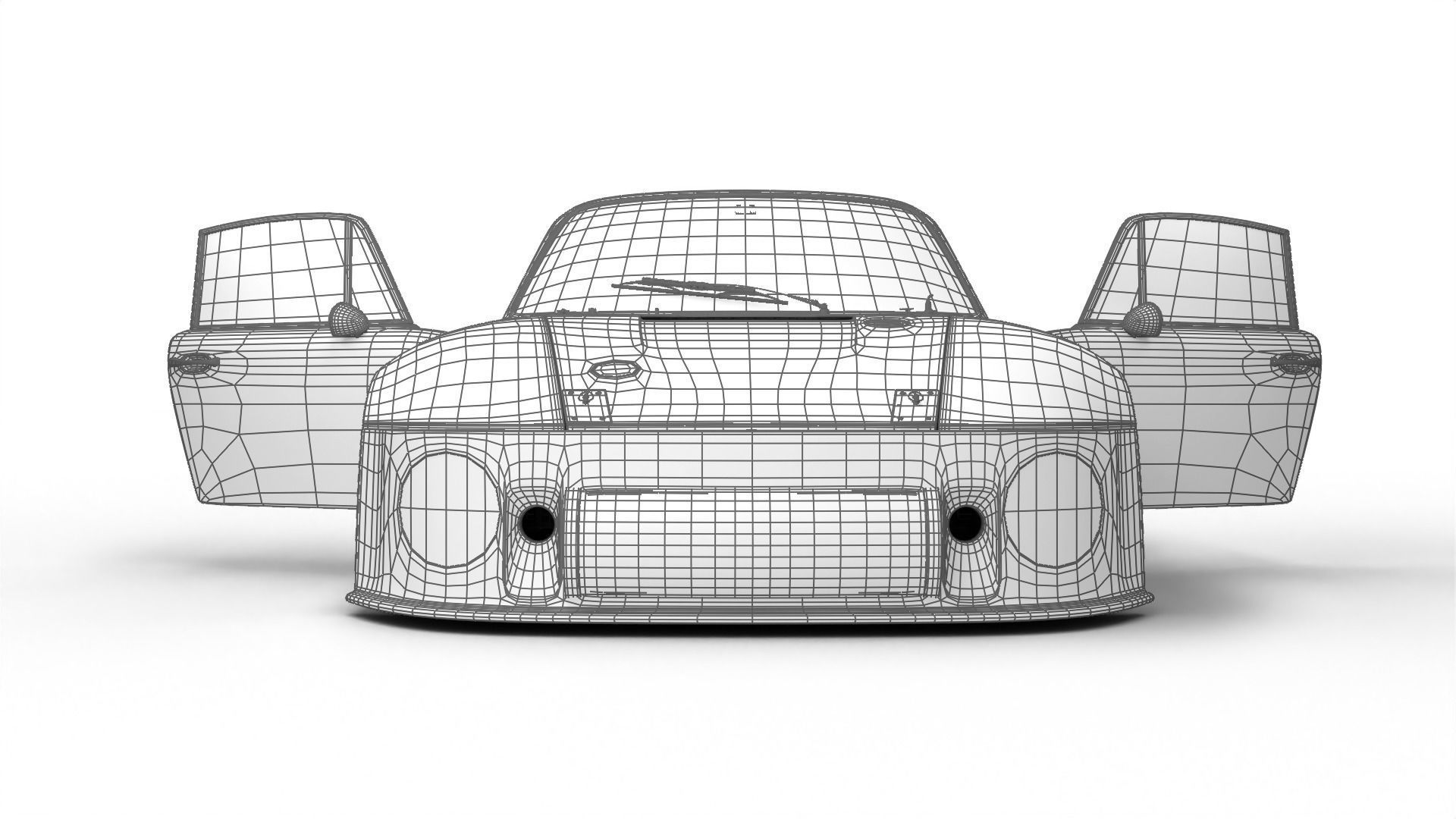 Porsche 935 Le Mans 1979 Barbour Racing HQ 3D model_44