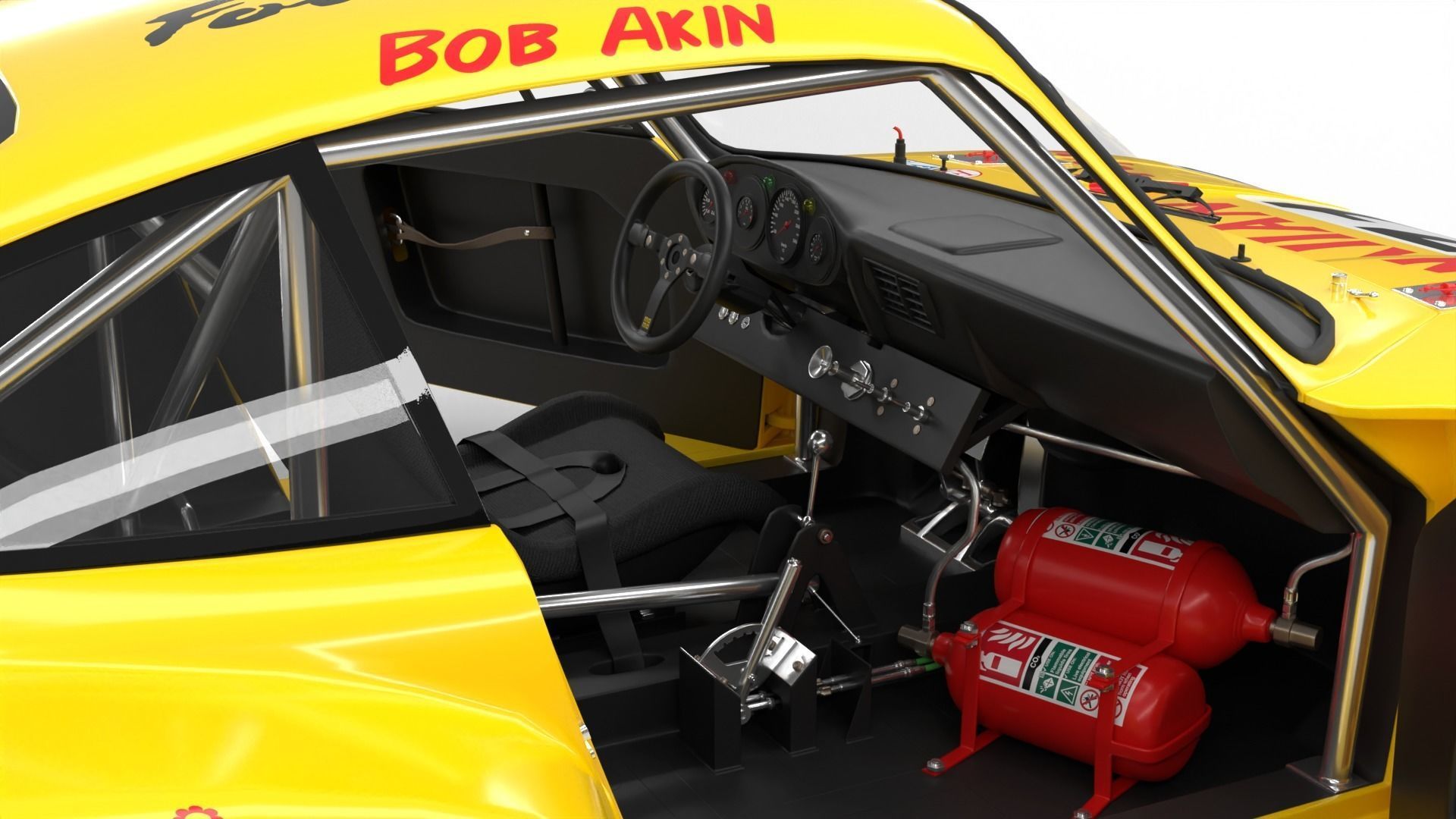 Porsche 935 Le Mans 1979 Barbour Racing HQ 3D model_17