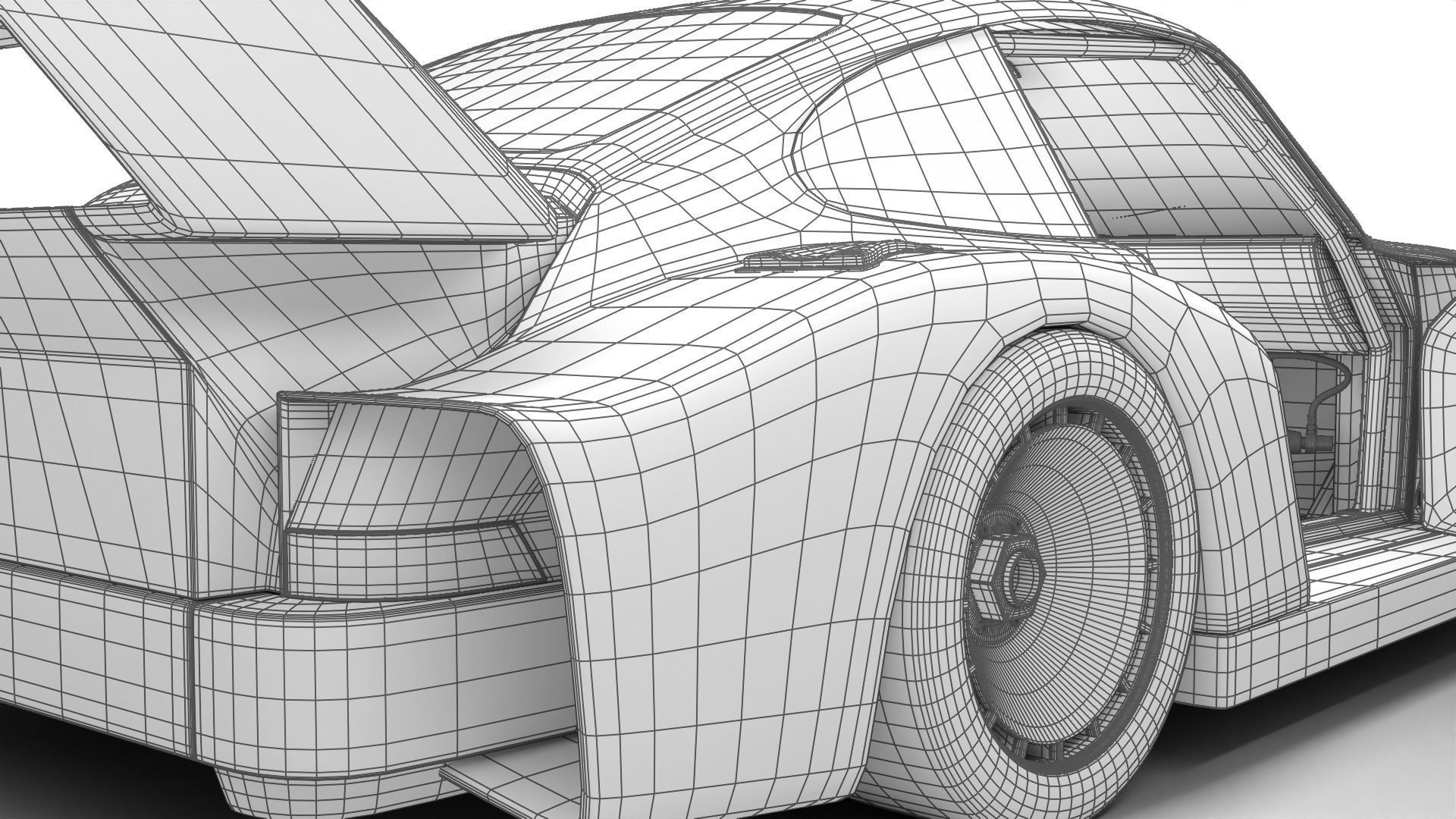 Porsche 935 Le Mans 1979 Barbour Racing HQ 3D model_36