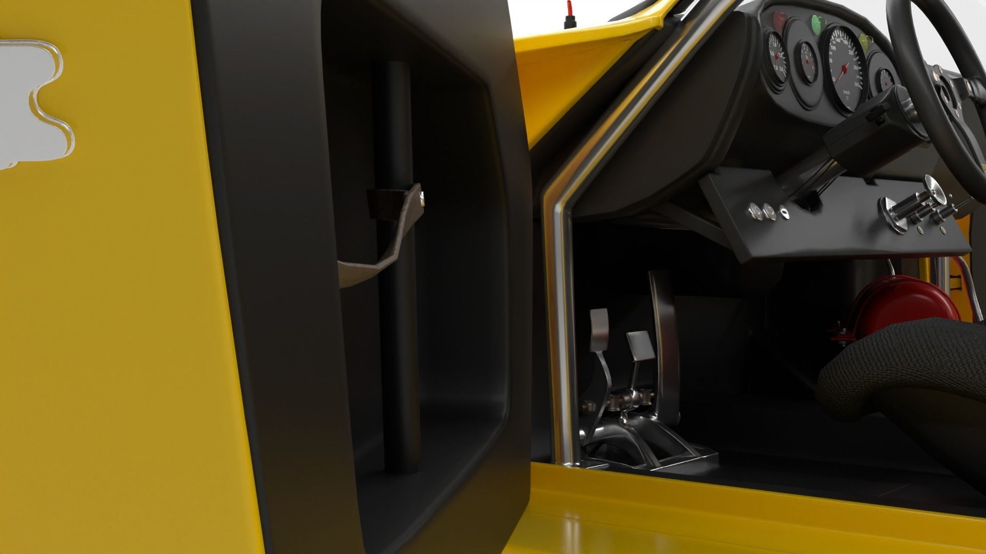 Porsche 935 Le Mans 1979 Barbour Racing HQ 3D model_15