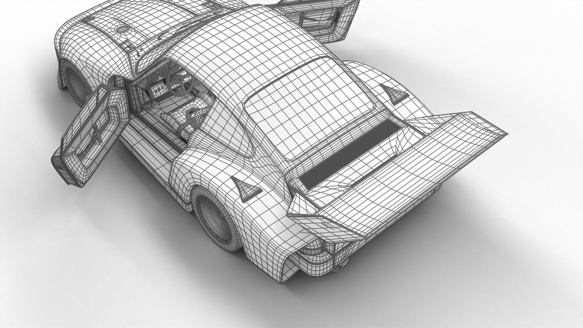 Porsche 935 Le Mans 1979 Barbour Racing HQ 3D model_38