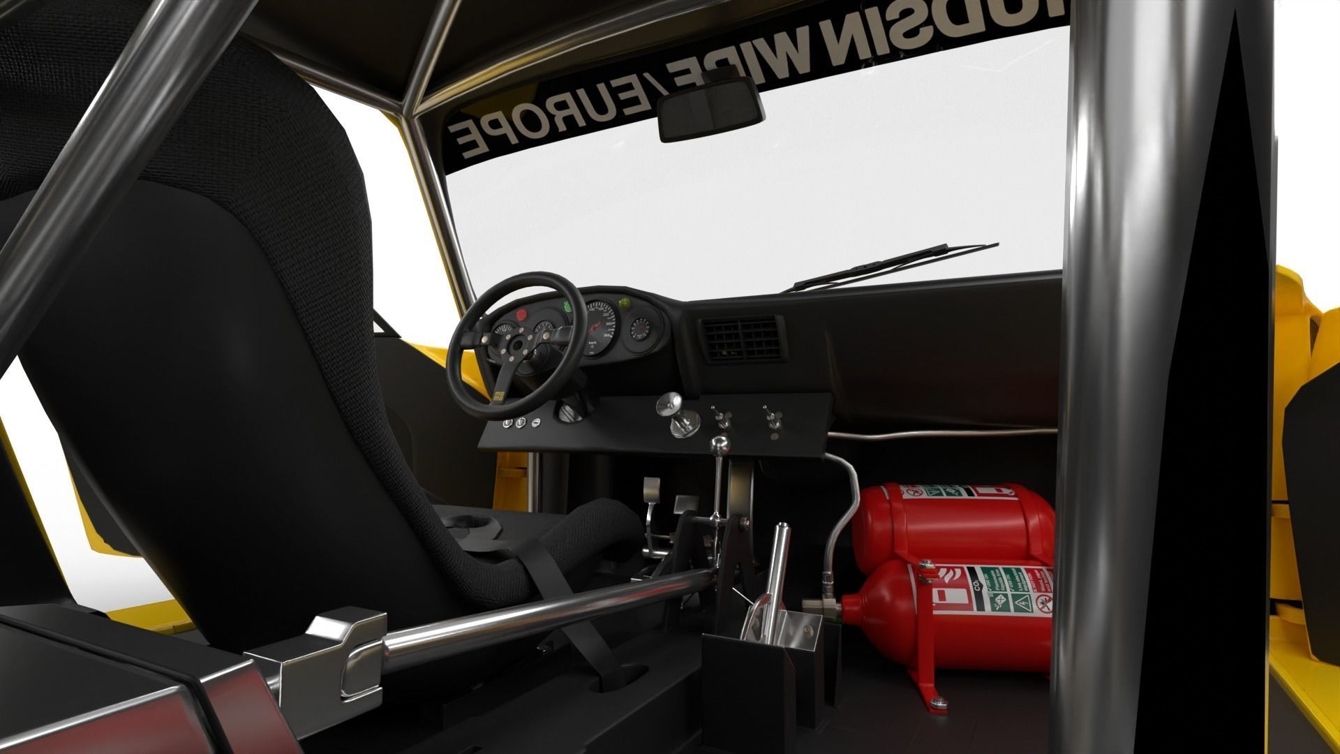 Porsche 935 Le Mans 1979 Barbour Racing HQ 3D model_23