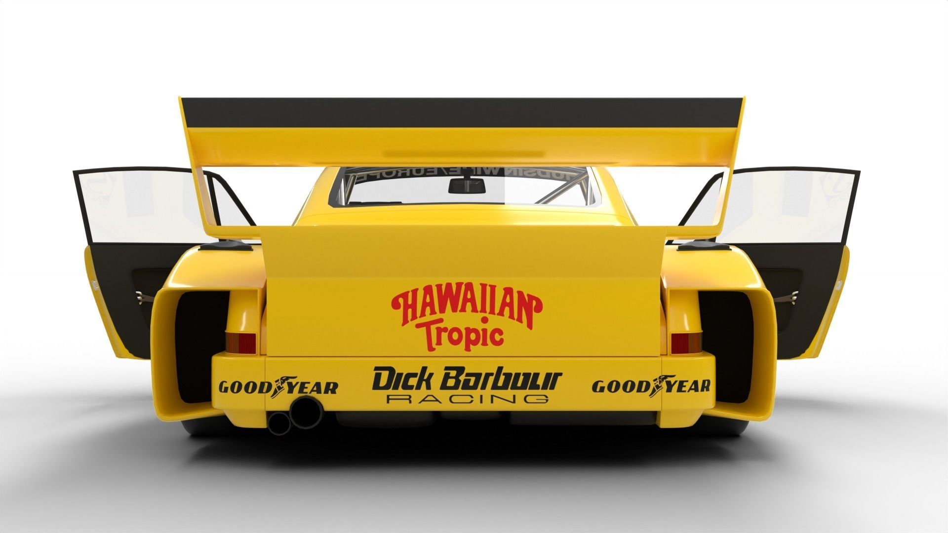 Porsche 935 Le Mans 1979 Barbour Racing HQ 3D model_20