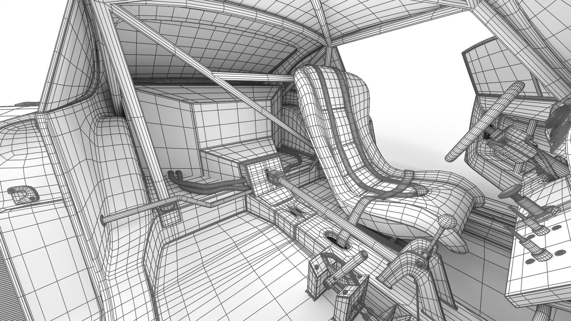 Porsche 935 Le Mans 1979 Barbour Racing HQ 3D model_50