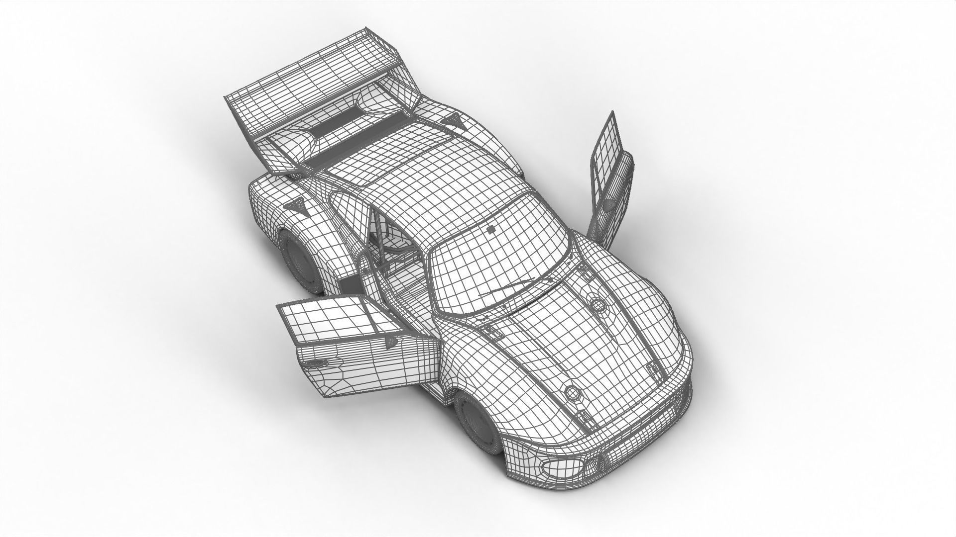 Porsche 935 Le Mans 1979 Barbour Racing HQ 3D model_37