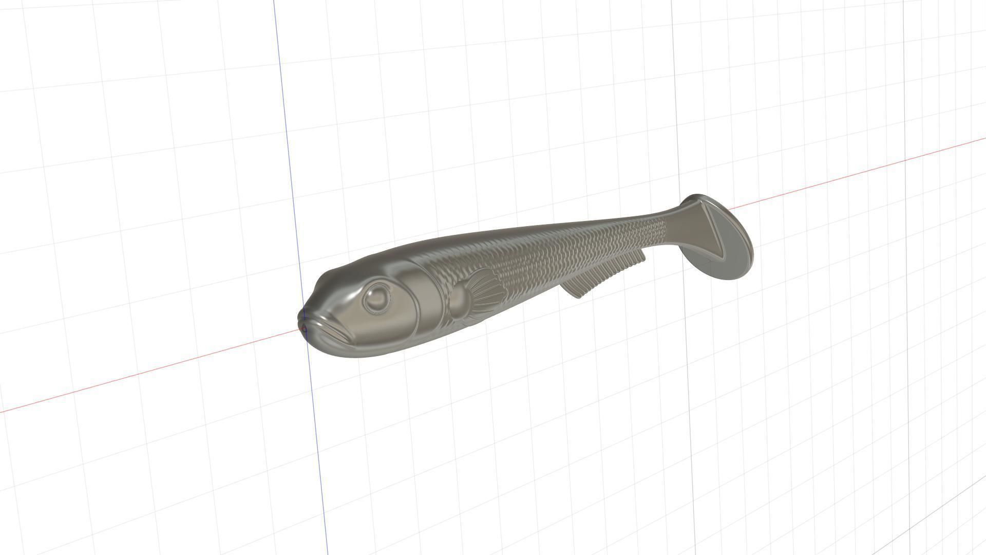 Soft fishing lure - Goby 3D print model_19