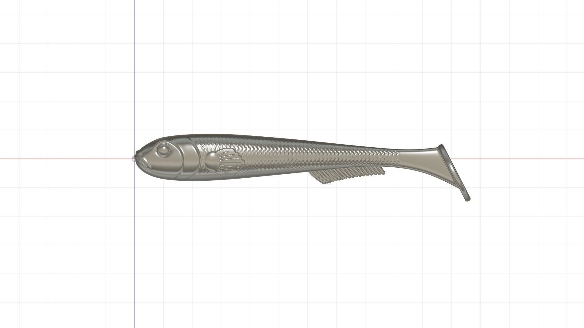 Soft fishing lure - Goby 3D print model_17