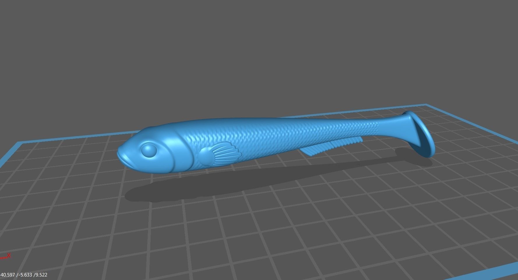 Soft fishing lure - Goby 3D print model_16