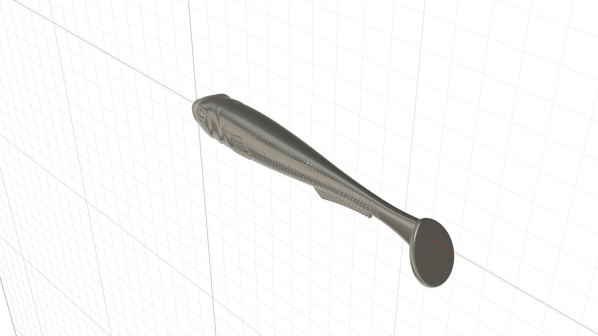 Soft fishing lure - Goby 3D print model_18