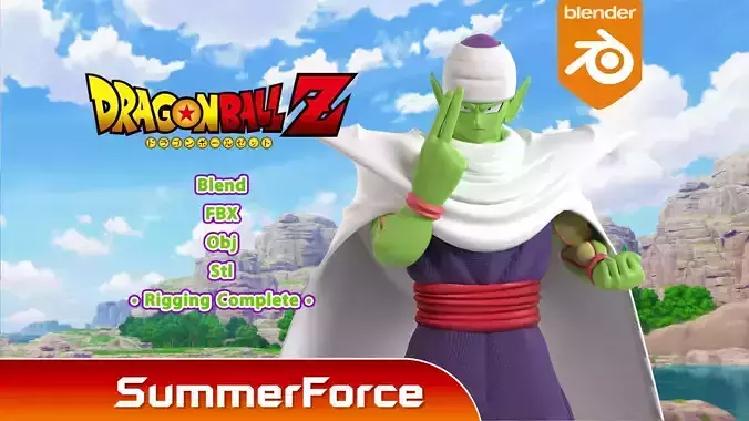 Piccolo - Dragonball 3D model