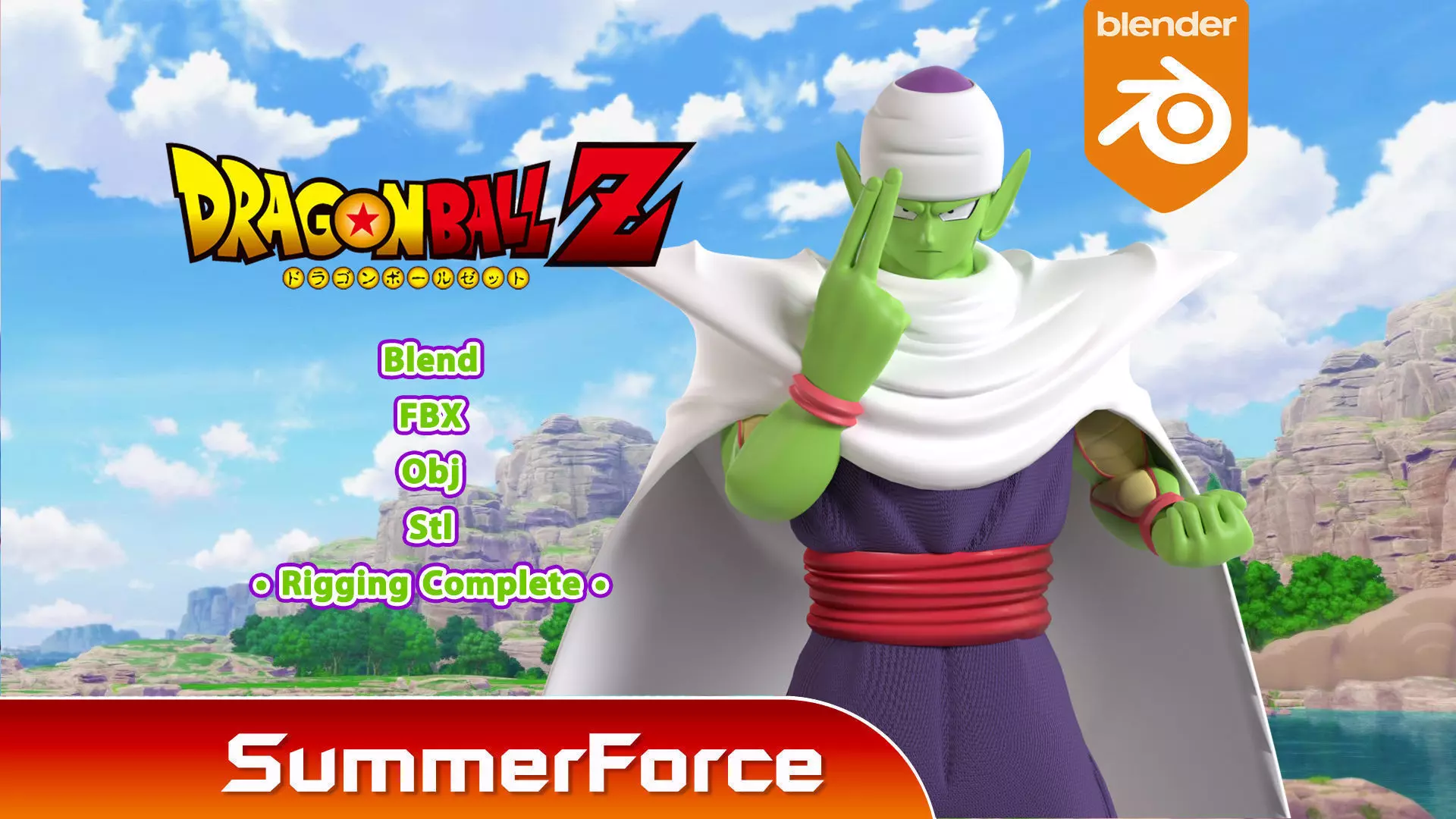 Piccolo - Dragonball 3D model