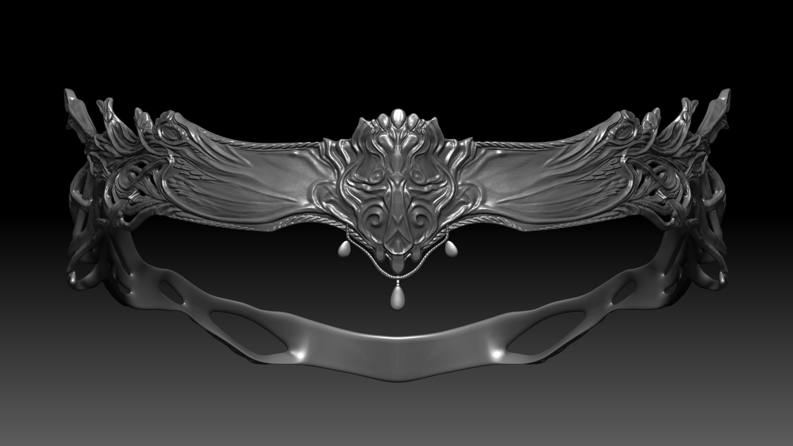 Miquella s Circlet of Light - Shadow of the Erdtree DLC helm 3D print model_1