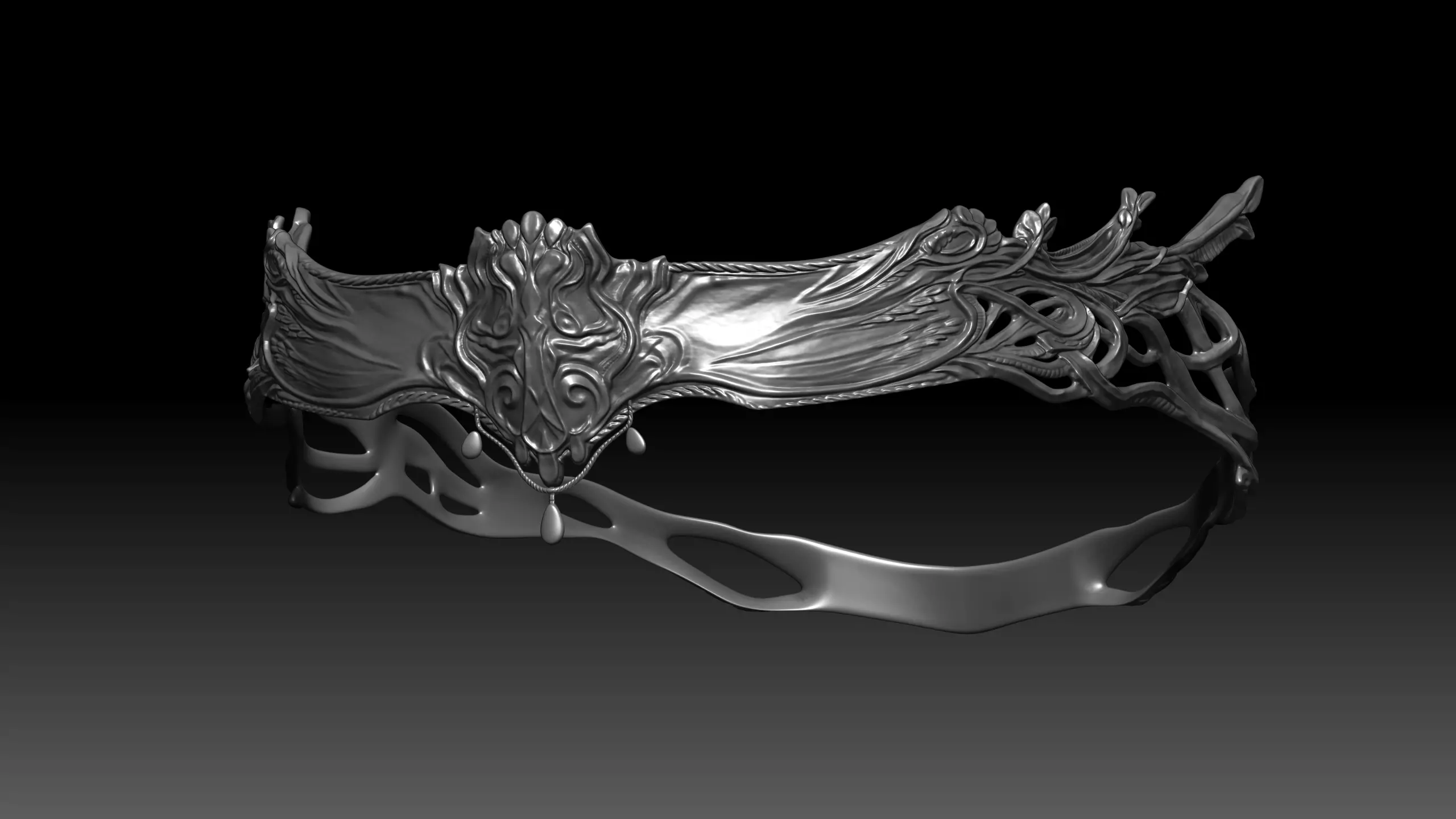 Miquella s Circlet of Light - Shadow of the Erdtree DLC helm 3D print model_0