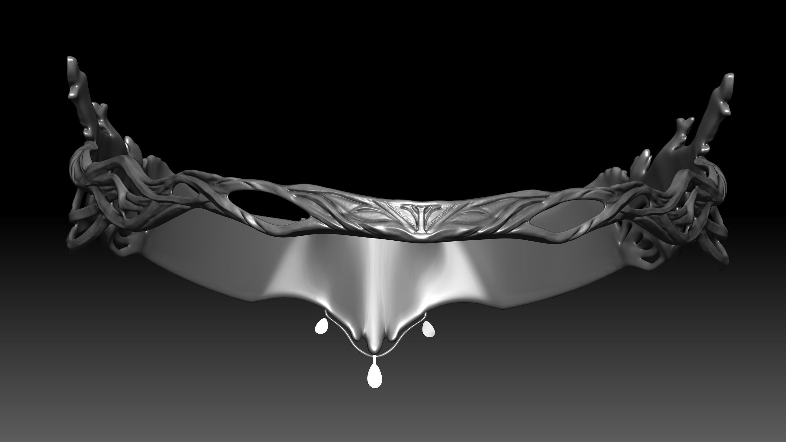 Miquella s Circlet of Light - Shadow of the Erdtree DLC helm 3D print model_3