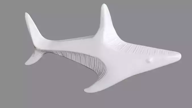 Shark decoration statuette 3D model