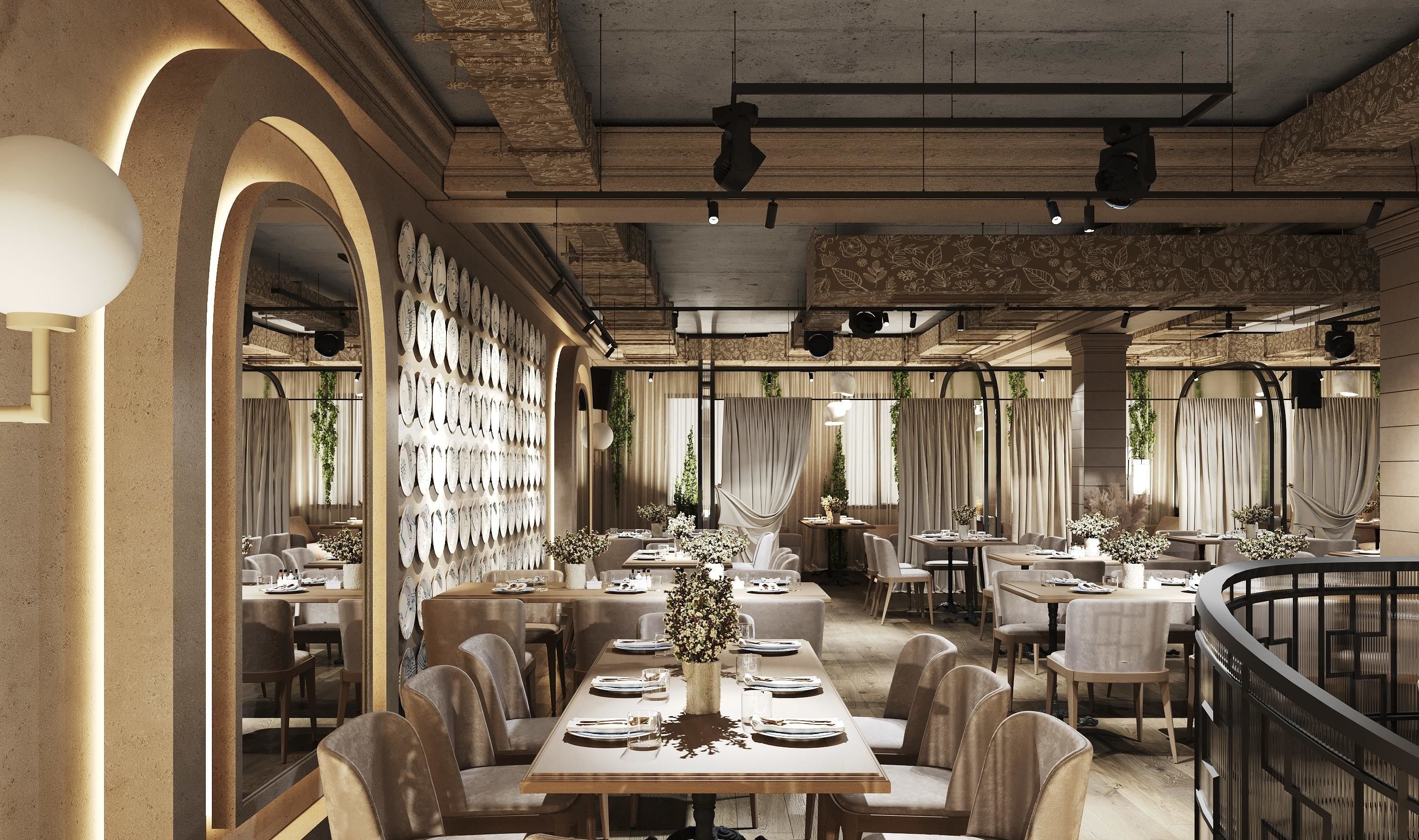 Restaurant 3D model_6