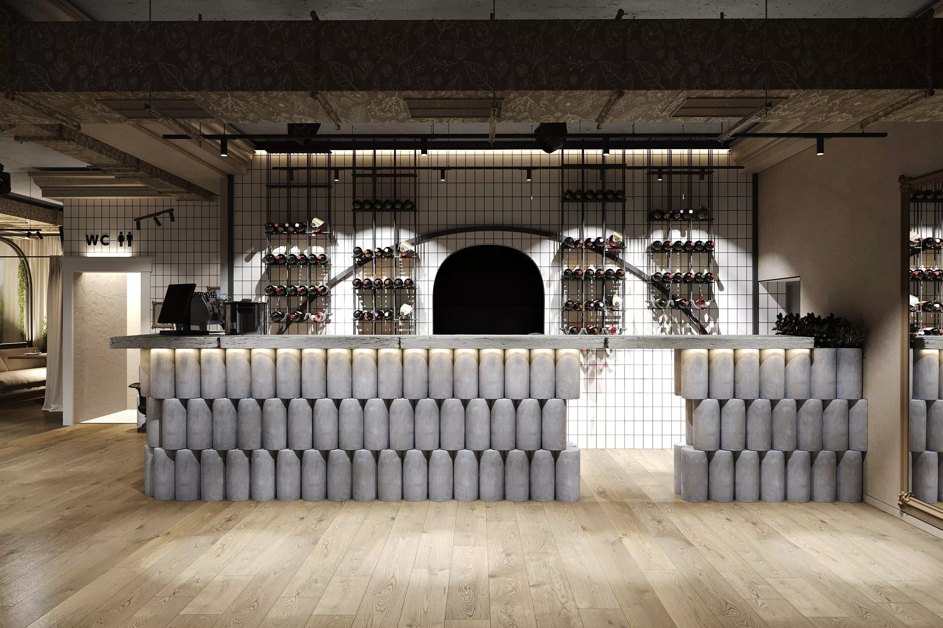 Restaurant 3D model_0