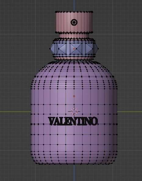 Valentino Perfume Victoria Secret 3D Model - Blender 3D model_6