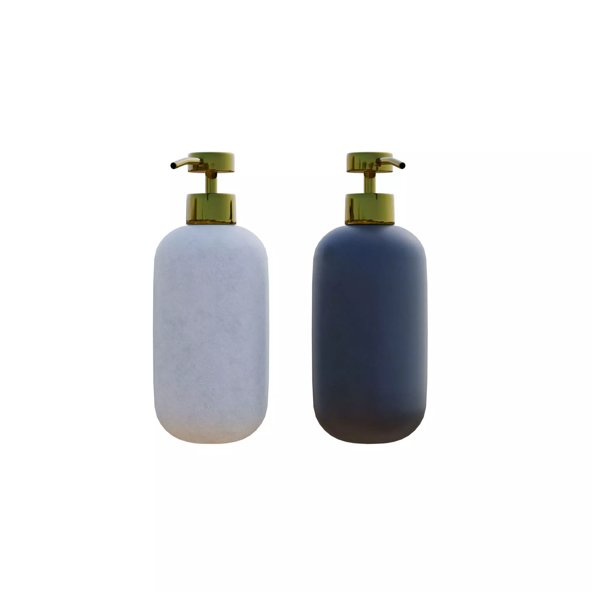 Lotus soap dispenser Low-poly 3D model