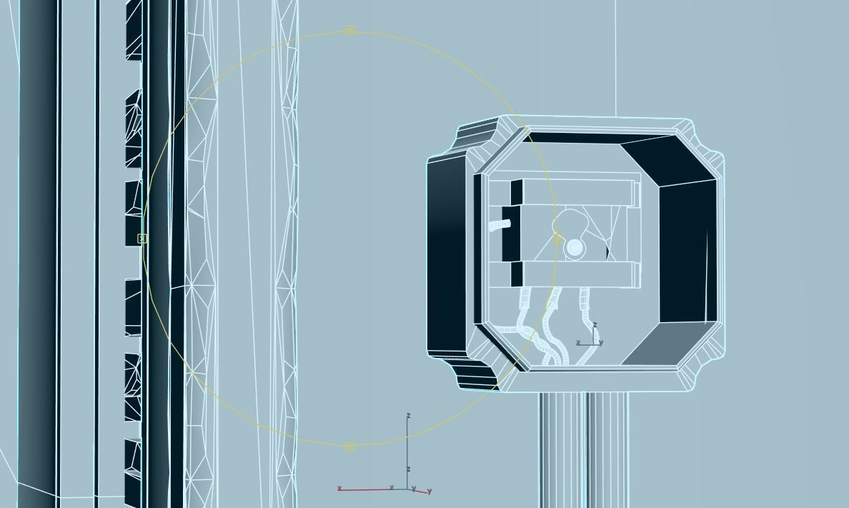 Abandoned Railroad Signal Box 3D model_16