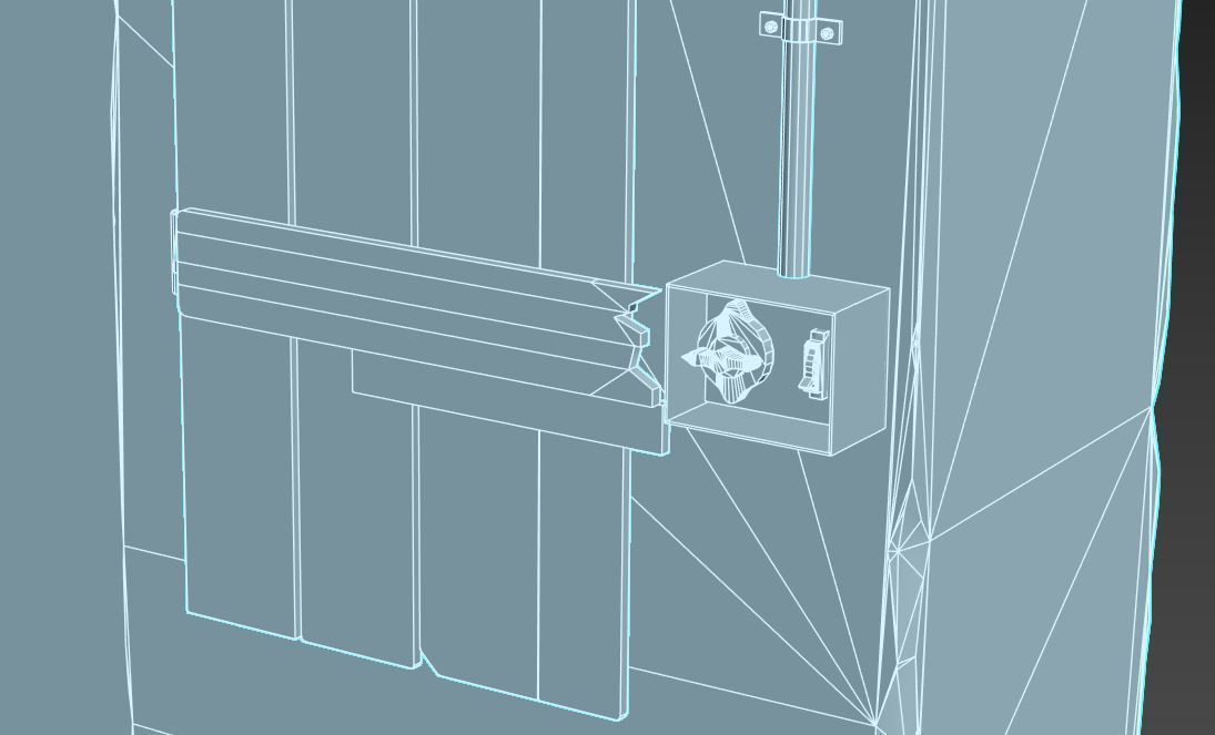 Abandoned Railroad Signal Box 3D model_15
