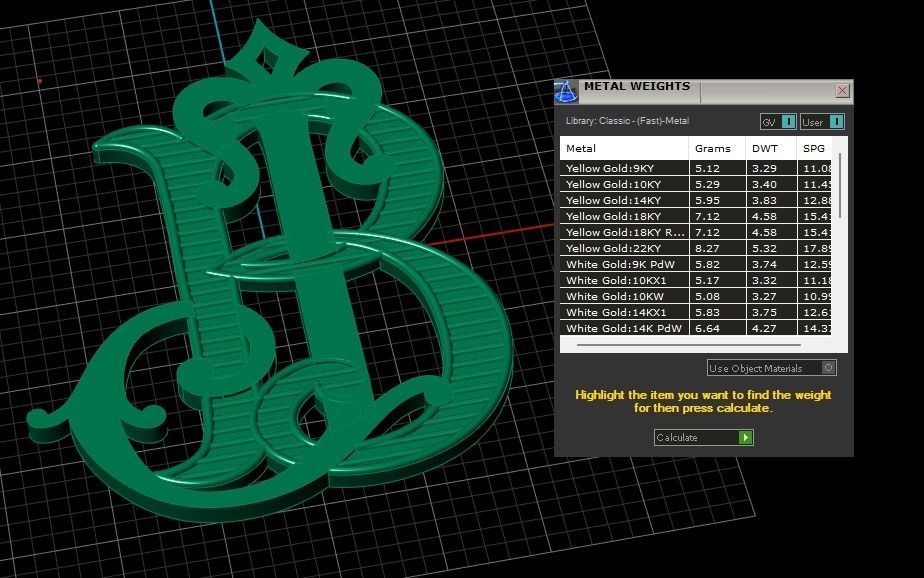 Alphabet B Pendant 3d Printable Model  3D print model_2