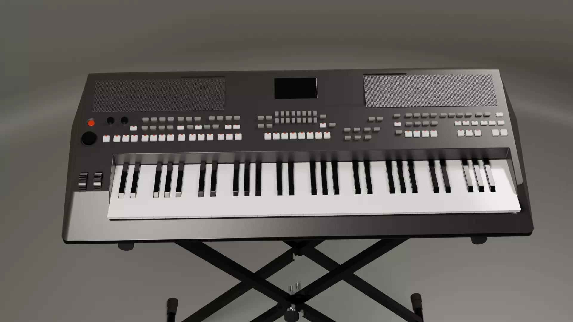 KEYBOARD ORGAN - KEYBOARD YAMAHA PSR-SX600  3D model_0
