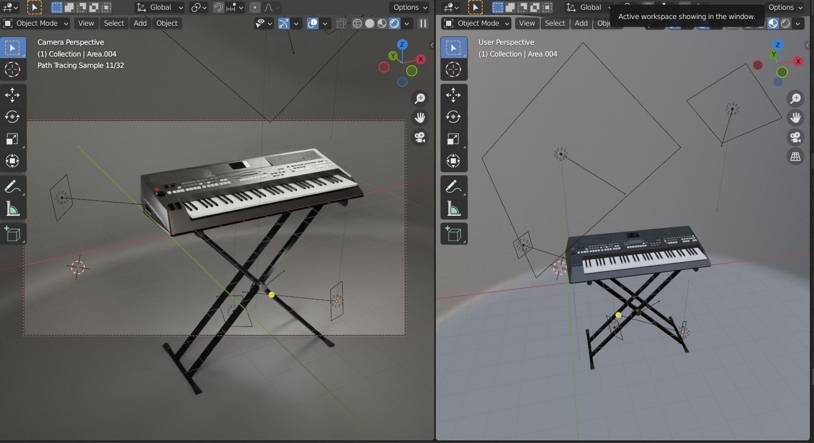KEYBOARD ORGAN - KEYBOARD YAMAHA PSR-SX600  3D model_5
