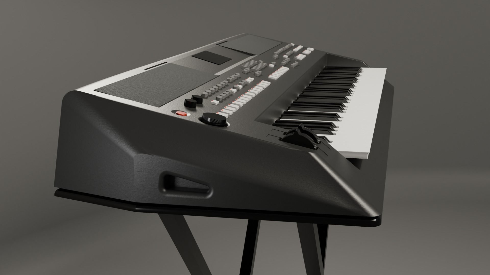 KEYBOARD ORGAN - KEYBOARD YAMAHA PSR-SX600  3D model_2