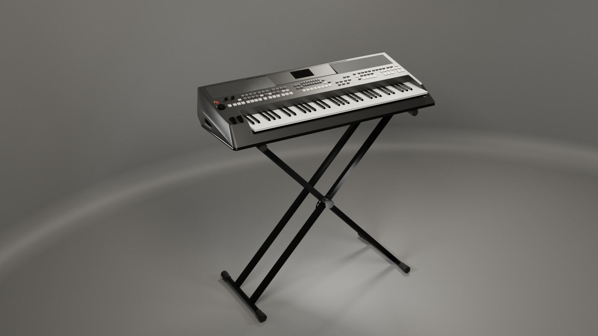 KEYBOARD ORGAN - KEYBOARD YAMAHA PSR-SX600  3D model_1