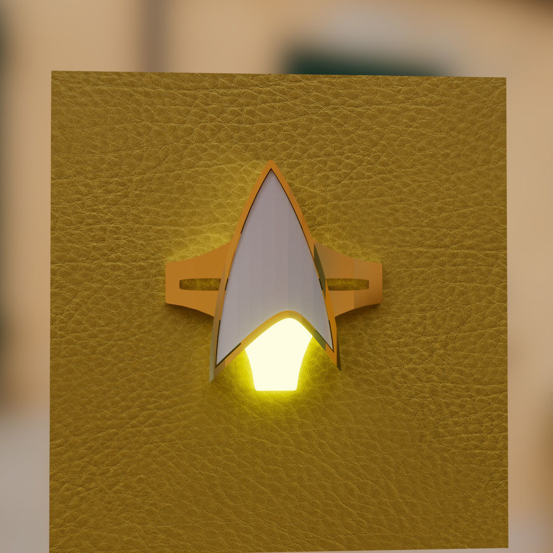 Star Trek Alternative Combadge 3D print model_10