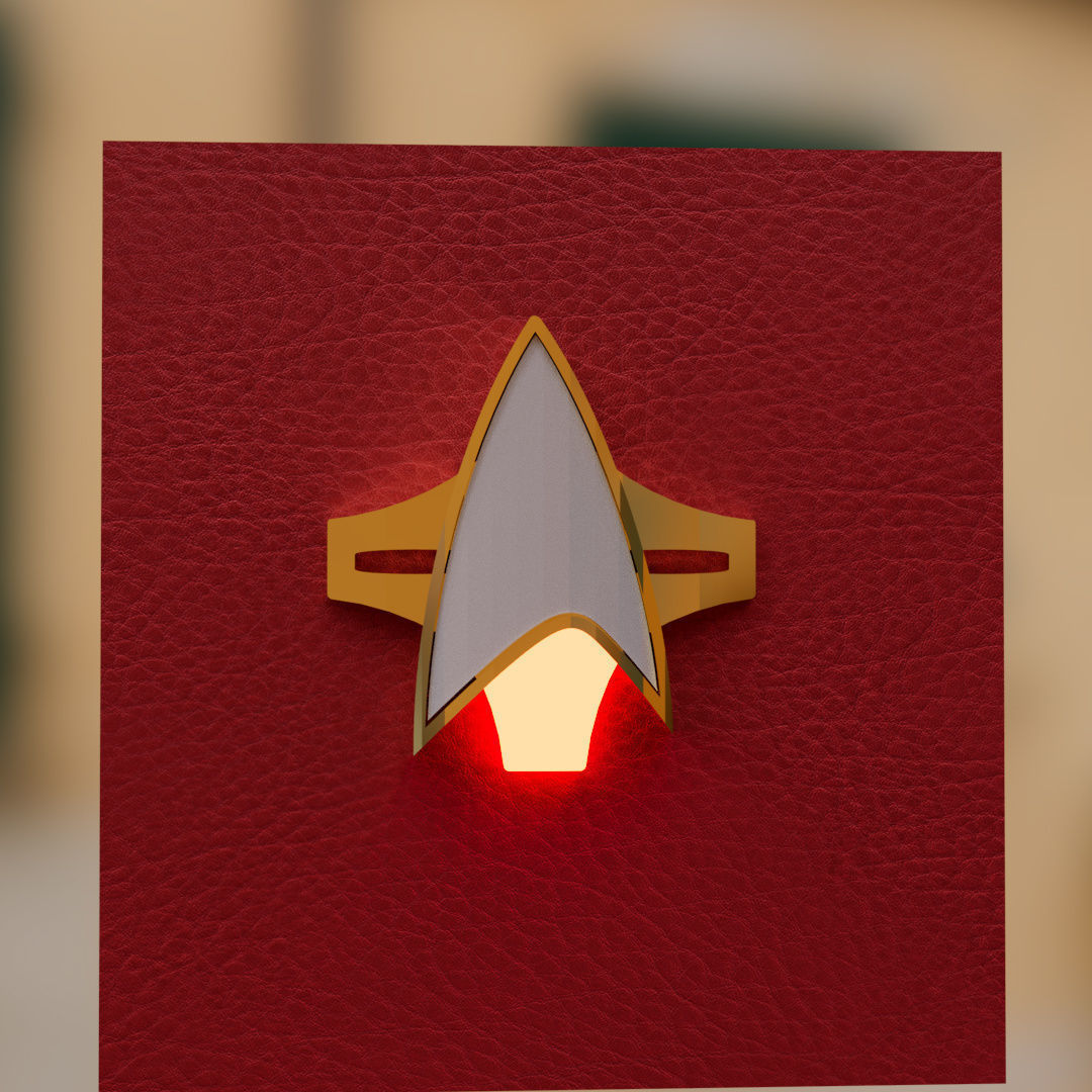 Star Trek Alternative Combadge 3D print model_5