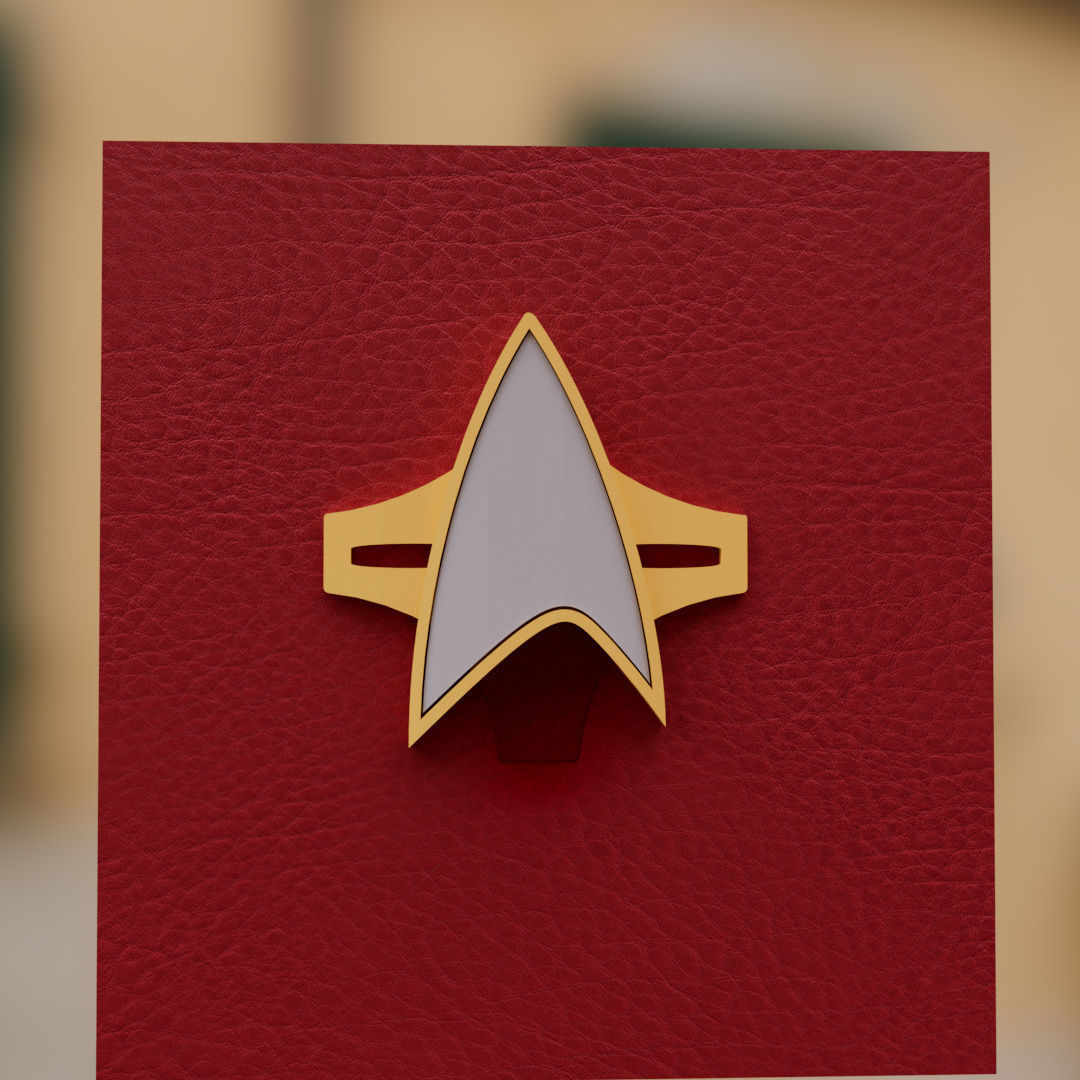 Star Trek Alternative Combadge 3D print model_8
