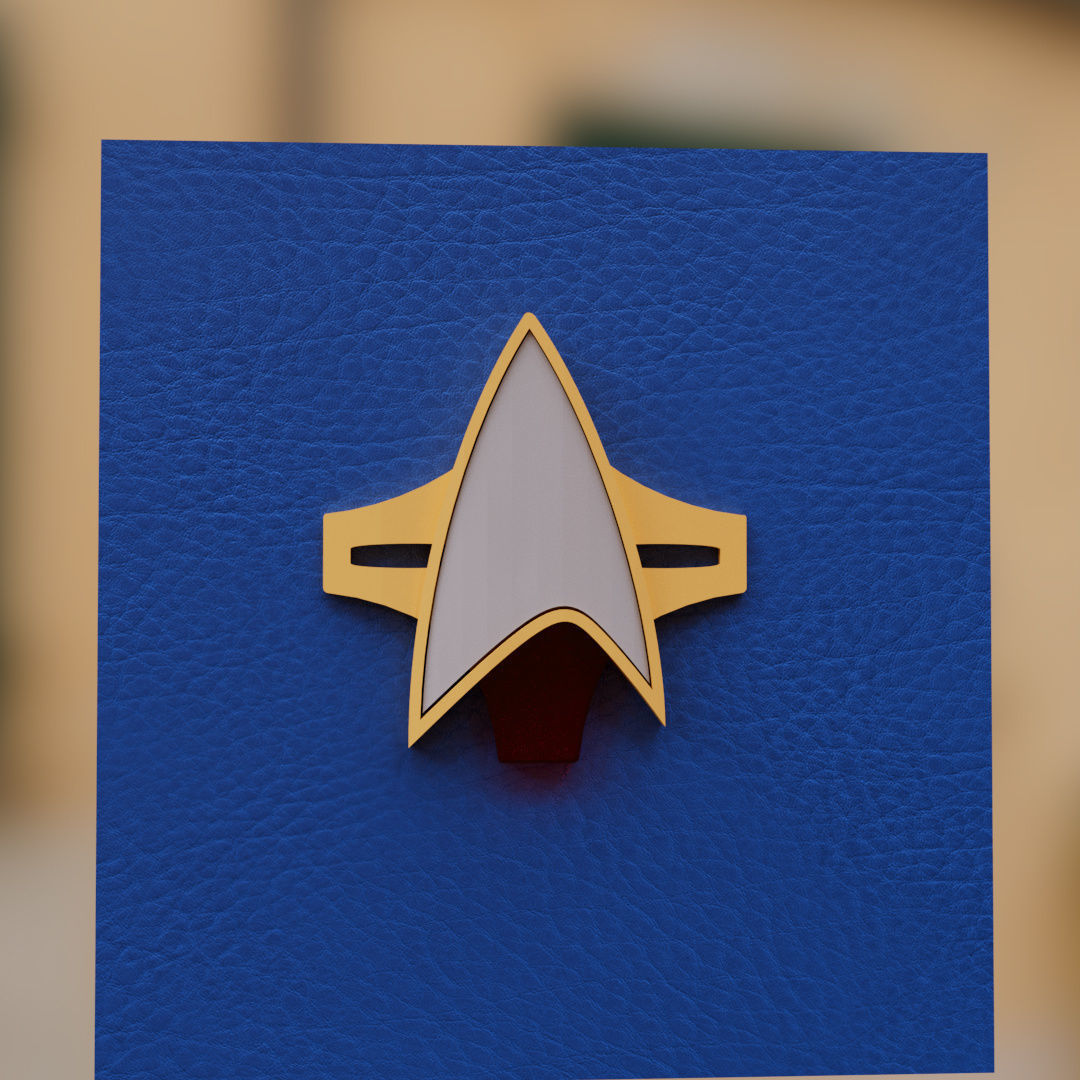 Star Trek Alternative Combadge 3D print model_9