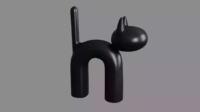 Cat decoration statuette 