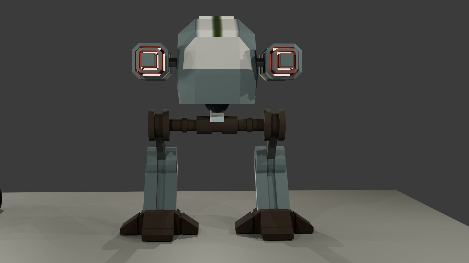 low poly tanks Low-poly 3D model_3