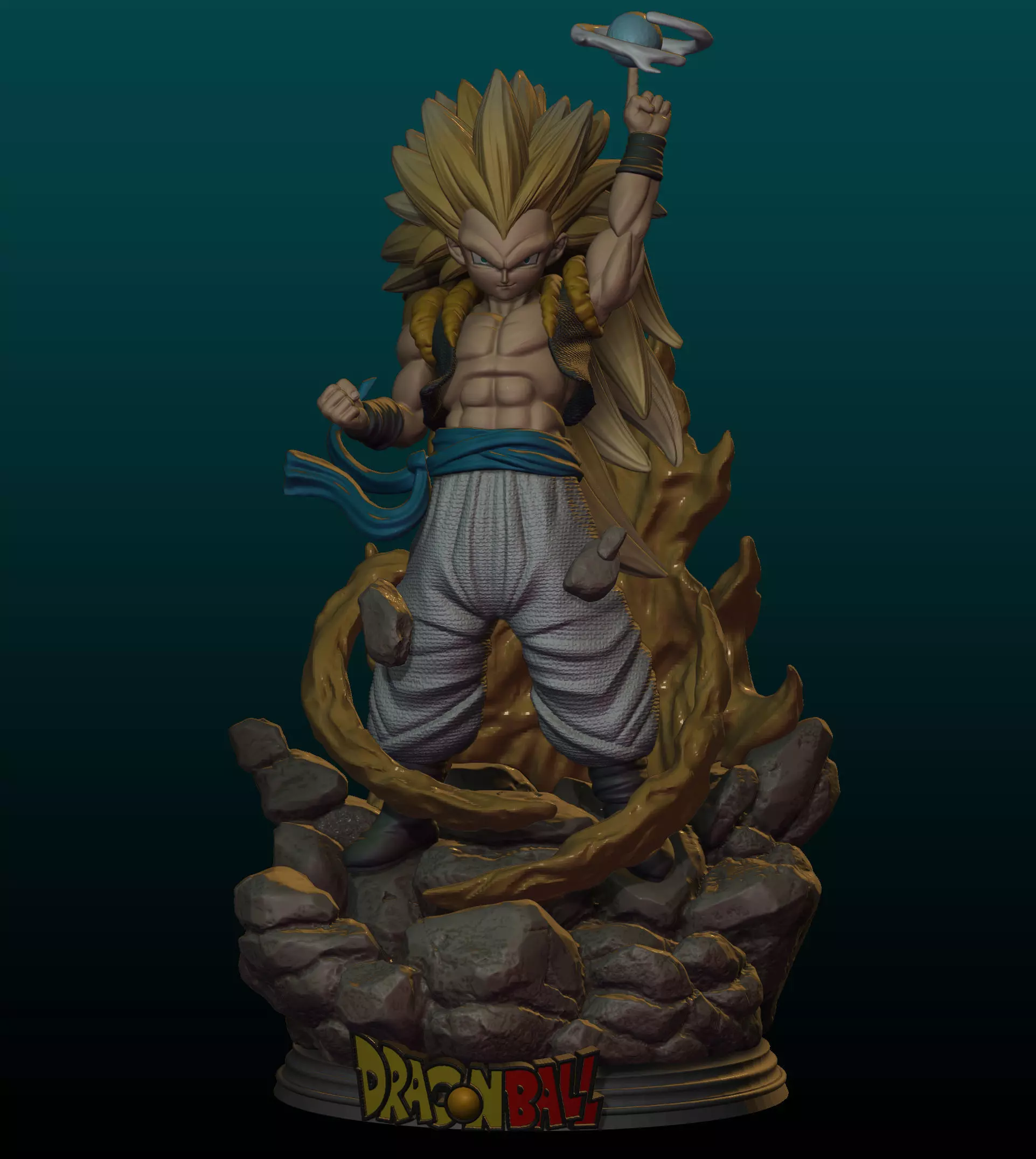 GOTENKS - DRAGON BALL Z - 3D PRINT MODEL 3D print model_0
