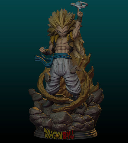 GOTENKS - DRAGON BALL Z - 3D PRINT MODEL 3D print model